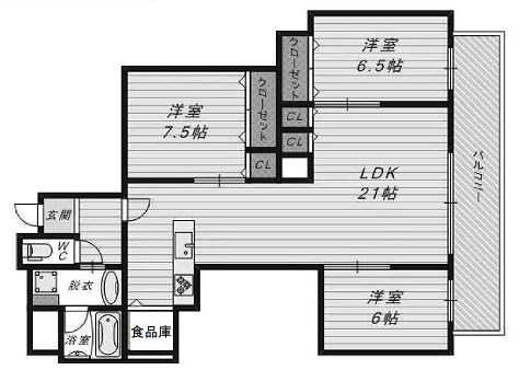 物件○○の間取り図