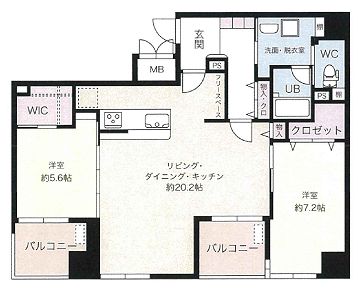 物件○○の間取り図