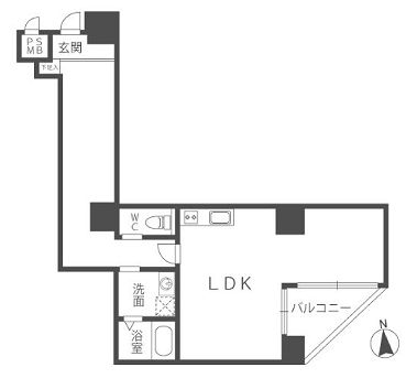 物件○○の間取り図