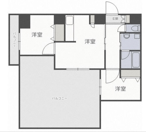 物件○○の間取り図