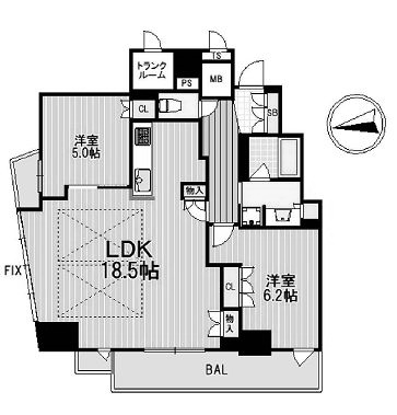 物件○○の間取り図