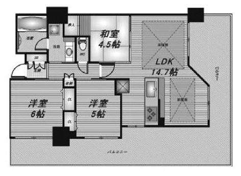 物件○○の間取り図