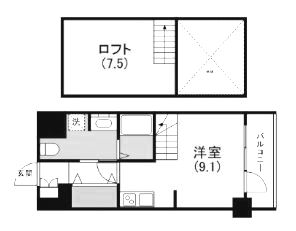 物件○○の間取り図