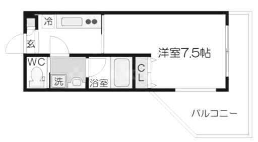 物件○○の間取り図