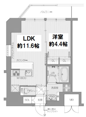 物件○○の間取り図