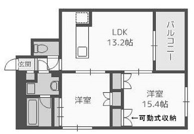 物件○○の間取り図