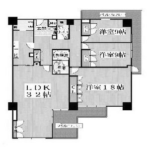 物件○○の間取り図