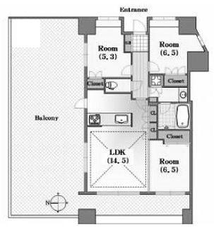 物件○○の間取り図