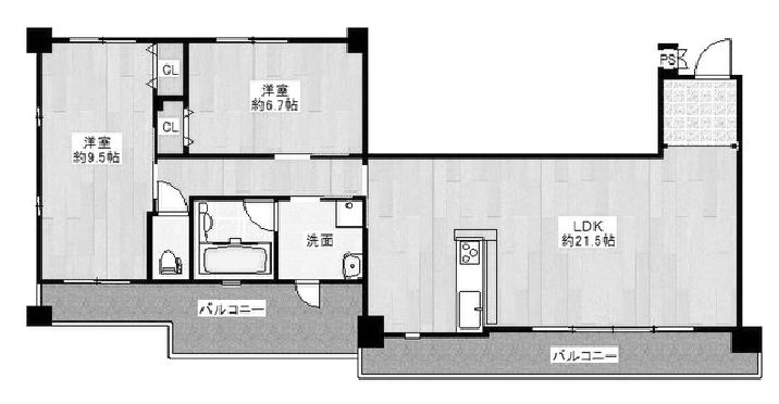 物件○○の間取り図