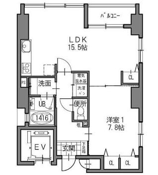 物件○○の間取り図