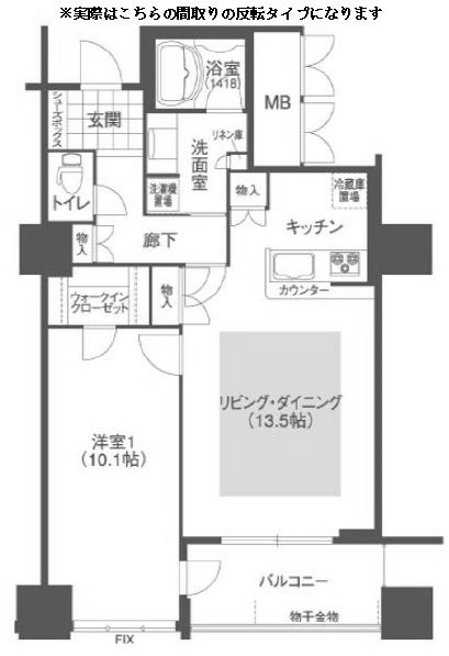 物件○○の間取り図