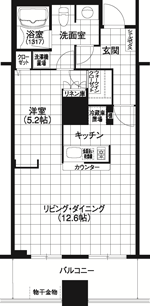 物件○○の間取り図