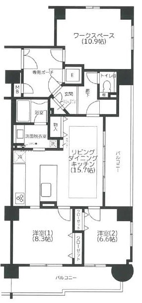 物件○○の間取り図