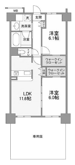 物件○○の間取り図