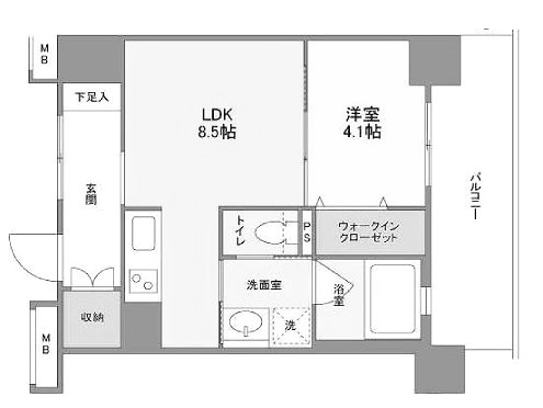 物件○○の間取り図