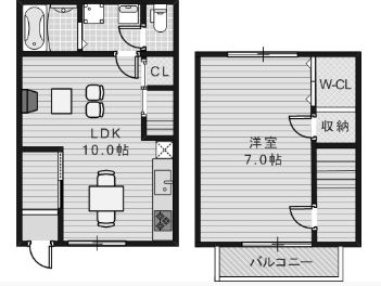 物件○○の間取り図