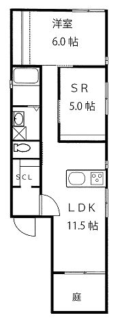 物件○○の間取り図