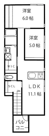 物件○○の間取り図