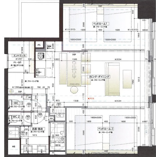 物件○○の間取り図