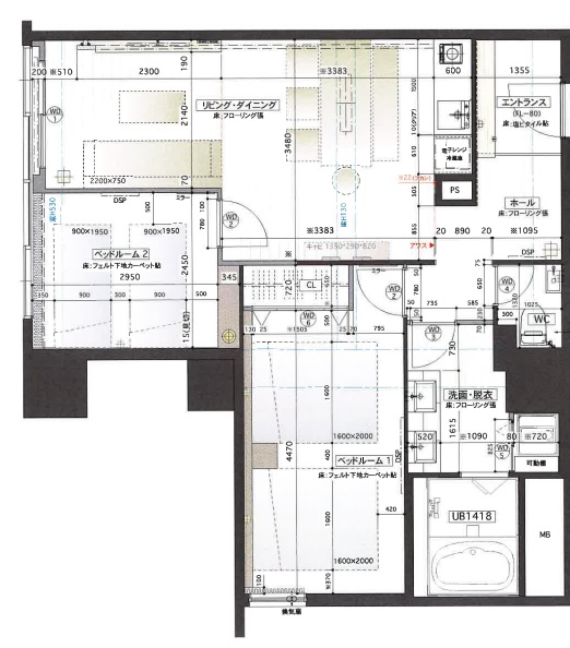 物件○○の間取り図