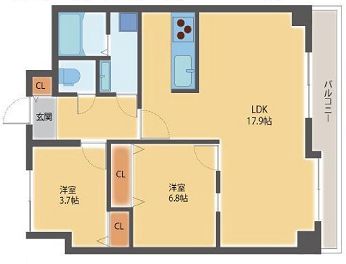 物件○○の間取り図