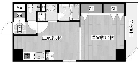 物件○○の間取り図