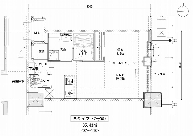 物件○○の間取り図