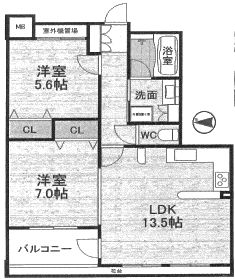 物件○○の間取り図