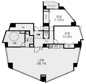 物件○○の間取り図