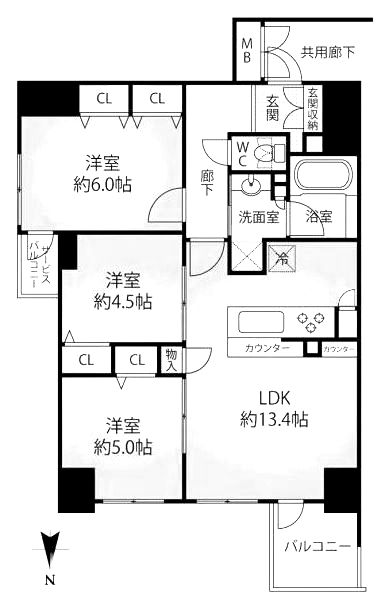 物件○○の間取り図