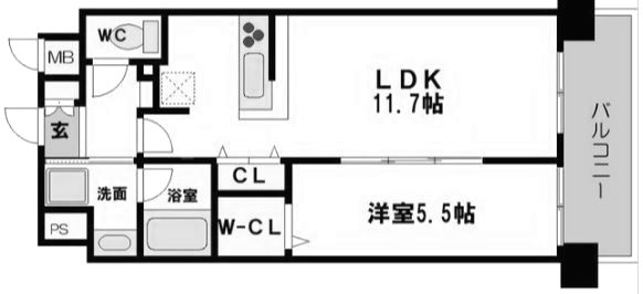 物件○○の間取り図