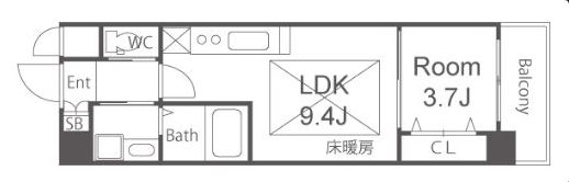 物件○○の間取り図