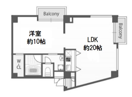 物件○○の間取り図