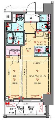 物件○○の間取り図