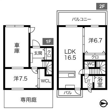 物件○○の間取り図