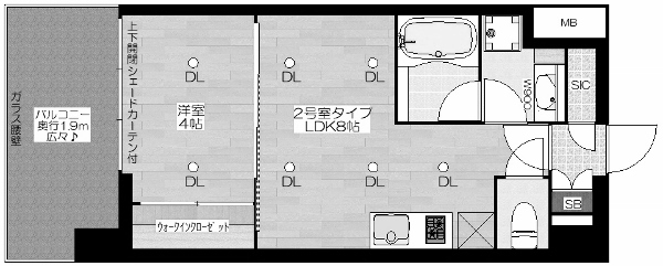 物件○○の間取り図