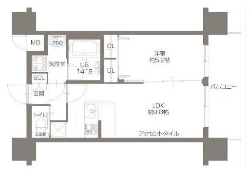 物件○○の間取り図