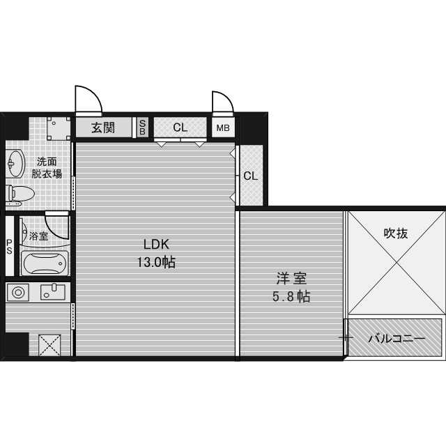 物件○○の間取り図