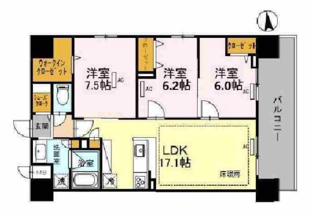 物件○○の間取り図