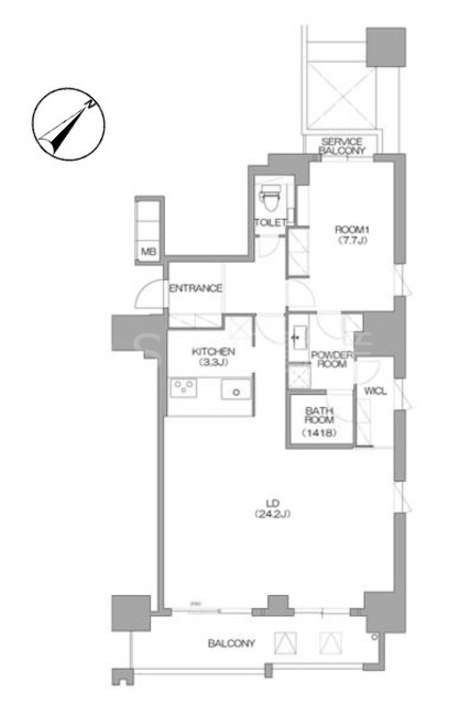 物件○○の間取り図