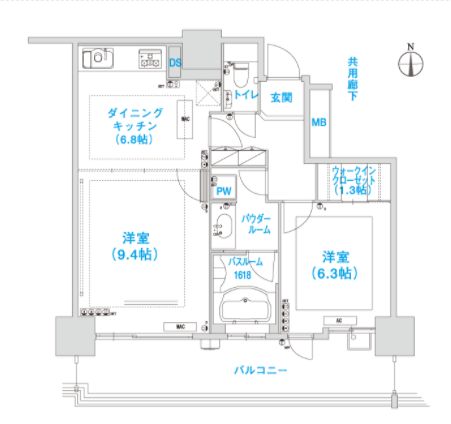 物件○○の間取り図