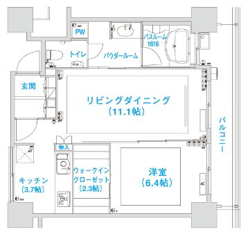 物件○○の間取り図