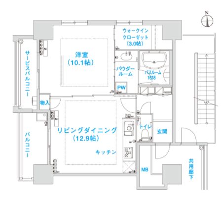 物件○○の間取り図