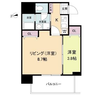 物件○○の間取り図