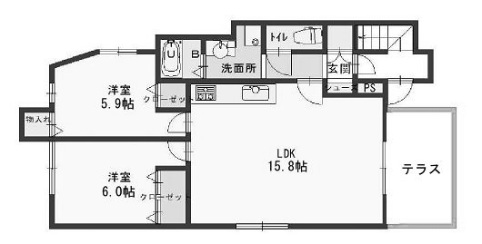 物件○○の間取り図