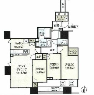 物件○○の間取り図