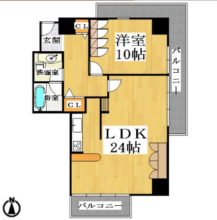 物件○○の間取り図