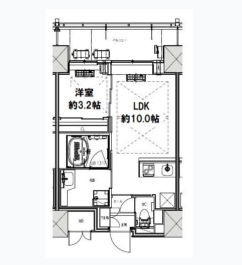 物件○○の間取り図