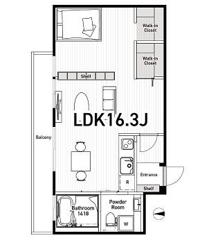 物件○○の間取り図