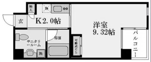 物件○○の間取り図